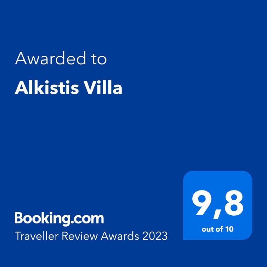 Alkistis Villa With Amazing Sea View Maroulás Exterior foto